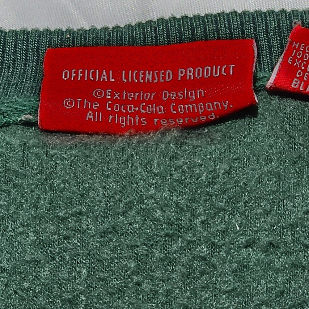 Coca Cola Bottling Co Logo Sweatshirt Fleece XL Official Licensed Pullover Poly - Picture 4 of 5